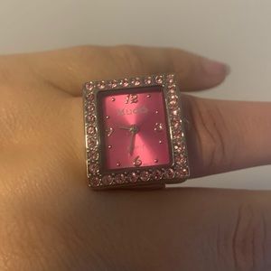 Pink ring watch